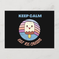 behalt ruhig und esse Eis