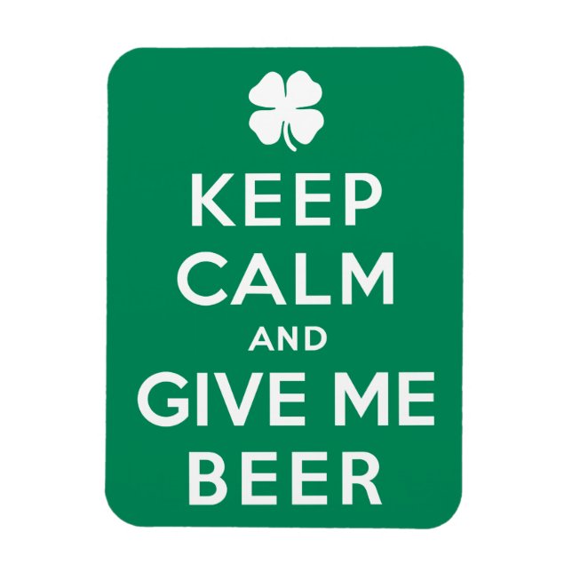Behalt ruhig und gib mir Bier Magnet (Vertikal)