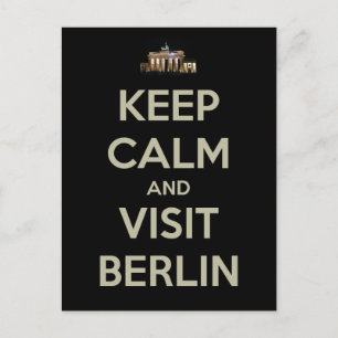 behalt ruhiger Besuch berlin Postkarte