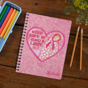 Behalt Safe in Gottes Liebe Gebet-Journal-Notebook Notizblock