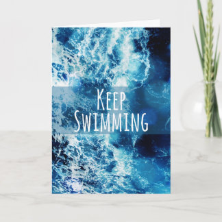 Behalt Schwimmmeer Motivierend Karte
