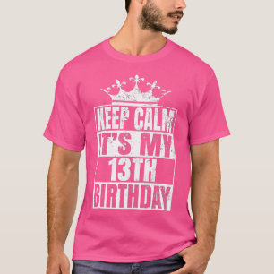 Behalt seine 13. Geburtstag 13 Jahre alt T-Shirt