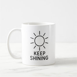 Behalt Shining Sun Design T Kaffeetasse