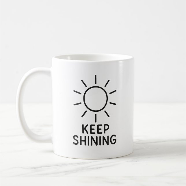 Behalt Shining Sun Design T Kaffeetasse (Links)