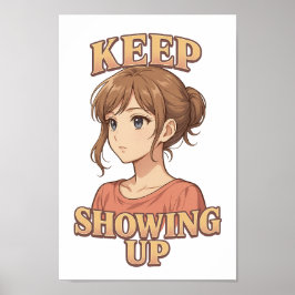 Behalt Shojo PNG für DTF & Handwerk anzeigen Poster