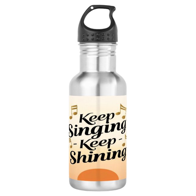 Behalt Singing Behielt Schleuderwasserflasche Edelstahlflasche (Vorderseite)