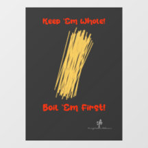 Behalt Spaghetti Ganzes und Erste-Fenster-Klammern