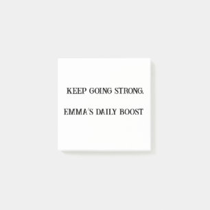Behalt Strong Custom Motivierend Sticky Note Post-it Klebezettel