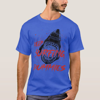 Behalt Surfdums Retro Vintager Beängstigender Hai T-Shirt