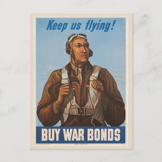 Behalt uns fliegen! postkarte (Vorderseite)