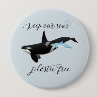 Behalt unseren Seen Plastikgratis-Delphin Killer W