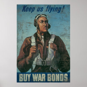 Behalt US Flying Buy War Bonds Poster