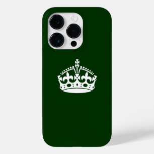 Behalt von Calm Crown auf Forest Green Case-Mate iPhone 14 Pro Hülle