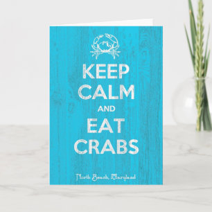 Behalt von Calm & Eat Crabs Karte