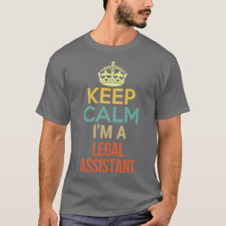 Behalt von Calm Ix27m als Rechtsassistent T-Shirt