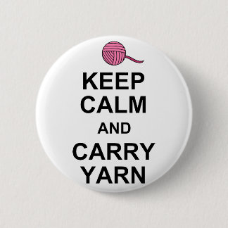 Behalt von Calm und Carry Yarn Button