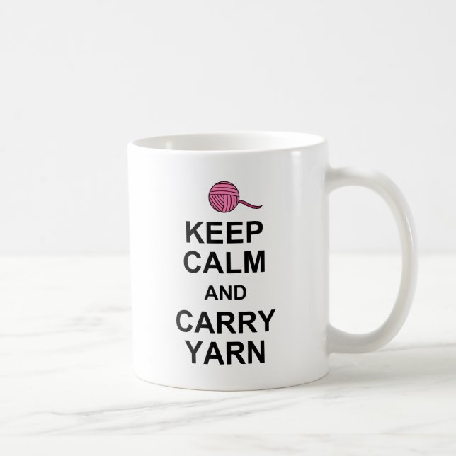 Behalt von Calm und Carry Yarn Kaffeetasse (Rechts)