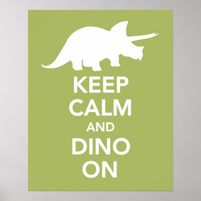 Behalt von Calm und Dino On Print oder Poster (Vorne)