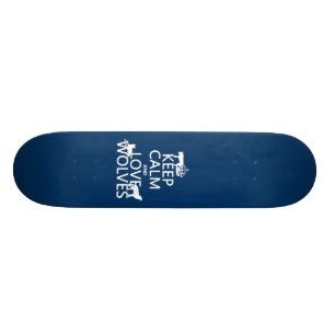 Behalt von Kalk- und Liebe-Wölfen (beliebige Hinte Skateboard