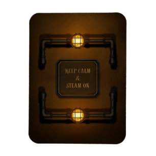 "Behalt von Ruhe und Dämpfung" Magnet