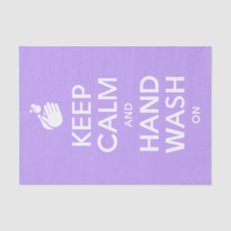 Behalt von Ruhe und Handwaschmittel auf - Hygienek Seidenpapier