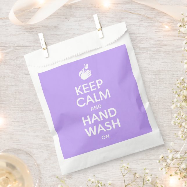 Behalt von Ruhe und Handwaschmittel - Coronavirus  Geschenktütchen (Ausgeschnitten)