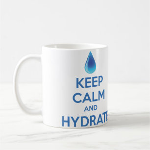Behalt von Ruhe und Hydrat Tasse