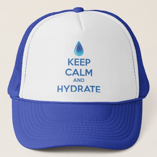 Behalt von Ruhe und Hydrat Truckerkappe (Vorderseite)