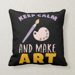 Behalt von Ruhe und Make Art Painting Picture Arti Kissen