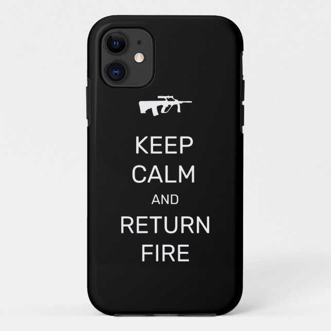 Behalt von Ruhe und Rückschlag Case-Mate iPhone Hülle (Rückseite)