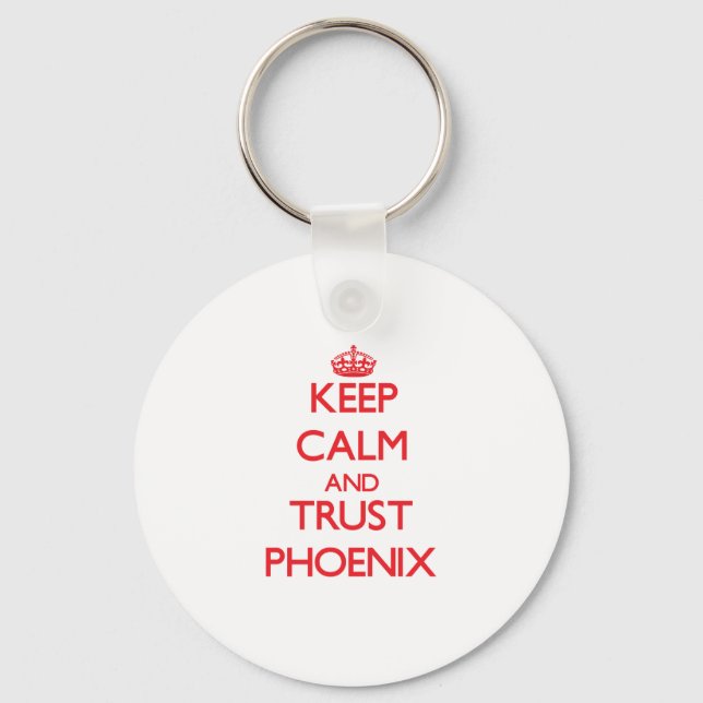Behalt von Ruhe und TRUST Phoenix Schlüsselanhänger (Vorderseite)