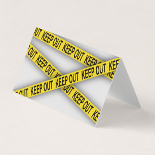 Behalt weg bleibe nicht überschreiten Polizei Band