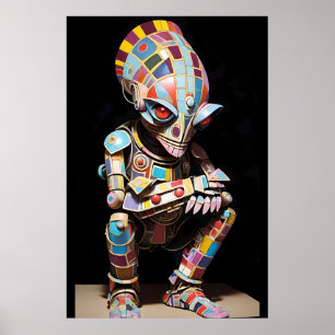 Behalt zu unseren Muscheln Ken Gage Sci-Fi Poster