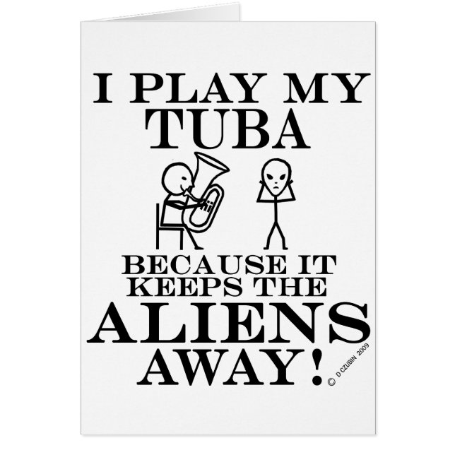 Behalte Außerirdischen Away Tuba (Vorne)