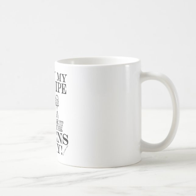 Behalte Außerirdischen weg Bagpipe Tasse (Rechts)