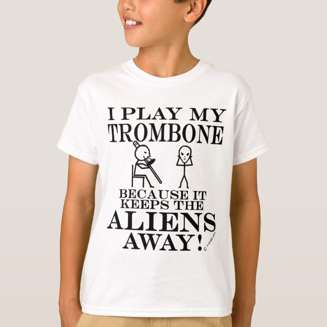 Behalte Außerirdischen weg T-Shirt (Vorderseite)