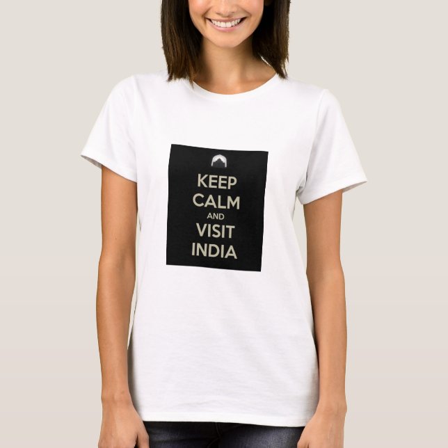 behalte Besuch India T-Shirt (Vorderseite)