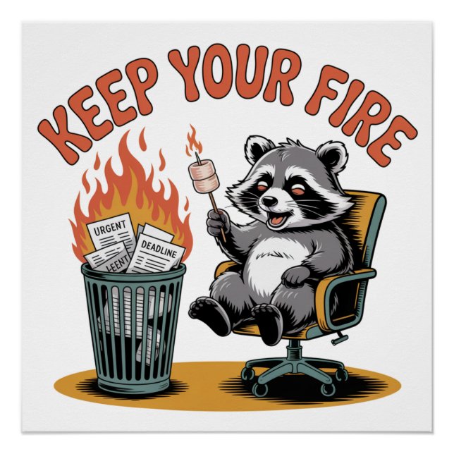 Behalte dein Feuer Poster (Vorderseite)