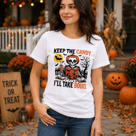 Behalte Die Süßigkeiten, Ich Werde Bücher Nehmen H Tri-Blend Shirt