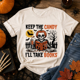 Behalte Die Süßigkeiten, Ich Werde Bücher Nehmen H Tri-Blend Shirt