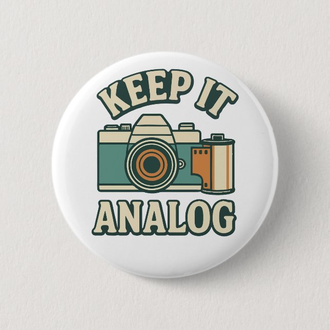 Behalte es analog button (Vorderseite)