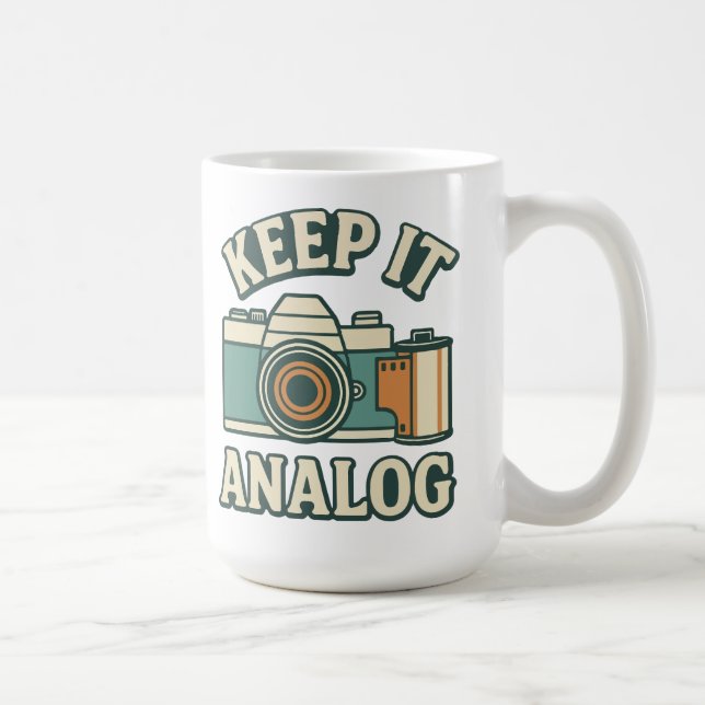Behalte es analog kaffeetasse (Rechts)