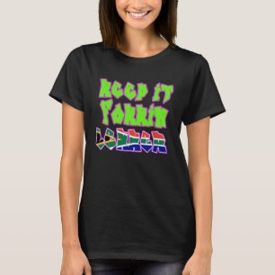 Behalte es lekker Old Skool Style 90er Südafrika P T-Shirt