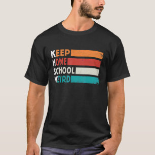 Behalte Homeschool seltsam Vintage Homeschool Mam T-Shirt