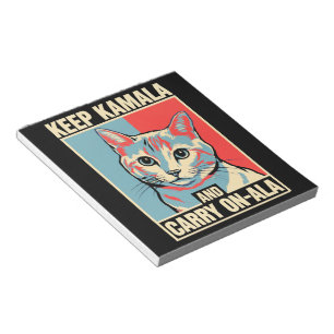 Behalte Kamala und Mach Weiter-A-La LA Kamala Harr Notizblock