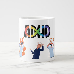 Behalte oder gestalte deine eigene -Tasse riesige Jumbo-Tasse