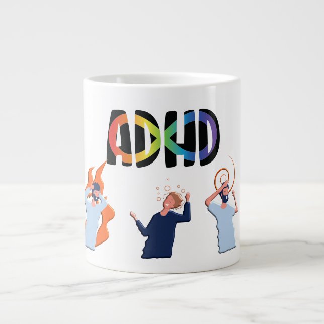Behalte oder gestalte deine eigene -Tasse riesige  Jumbo-Tasse (Vorderseite)