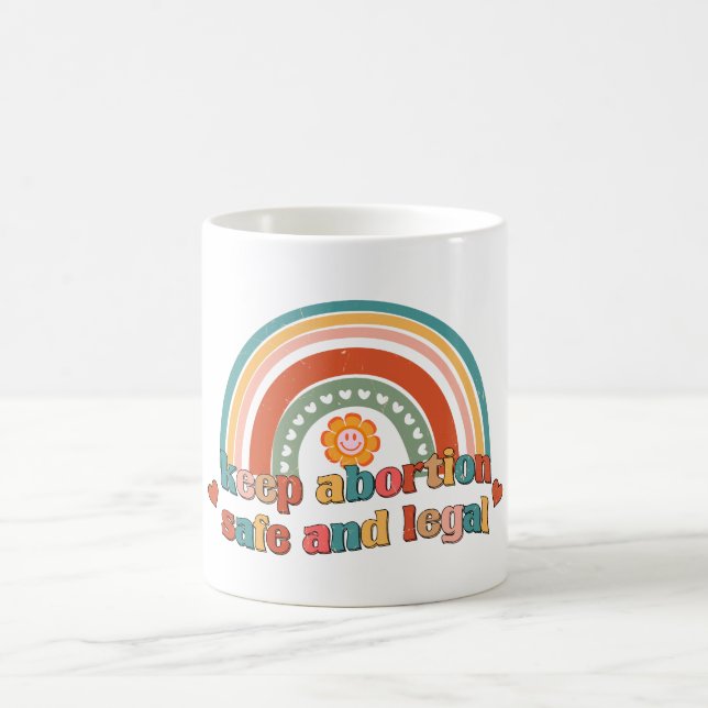Behalten Abtreibung sicher und legal Kaffeetasse (Mittel)