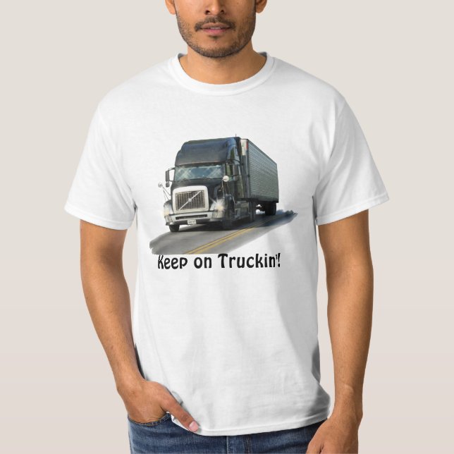 "Behalten auf LKW" T - Shirt für LKW-LKW (Vorderseite)