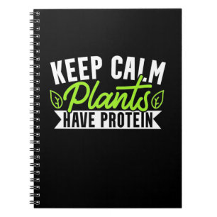 Behalten Calm-Pflanze Protein haben Notizblock
